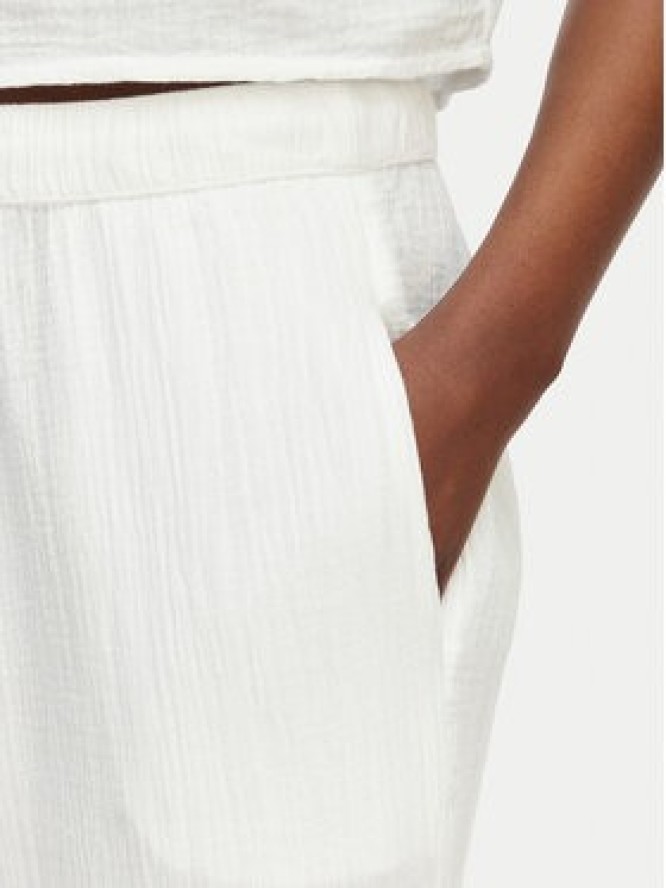 LAUREN RALPH LAUREN Komplet top i spodnie Double Gauze 20617192 Biały Regular Fit