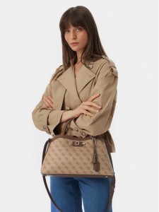 Guess Torebka Lindsey HWSG97 49060 Beżowy ciemny