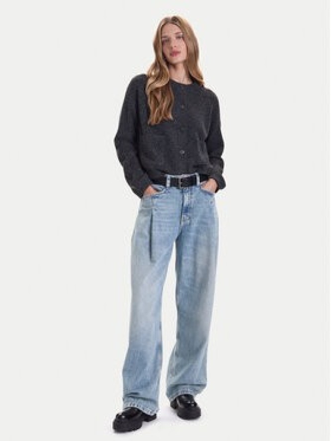 ONLY Kardigan Piemonte 15344118 Szary Regular Fit