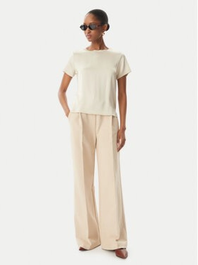 Maryley Spodnie materiałowe 26EB519/07BE Beżowy Reglan Fit