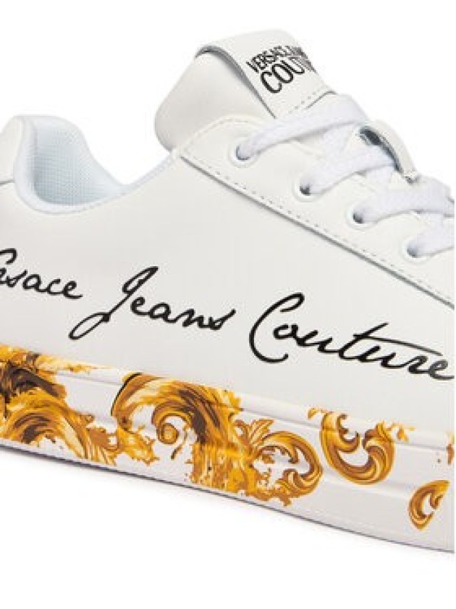 Versace Jeans Couture Sneakersy 80VA3SKL ZPB79 G03 Biały