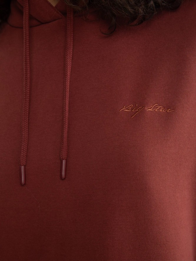 Bluza damska z kapturem bordowa Megan 604/ Foxie 604
