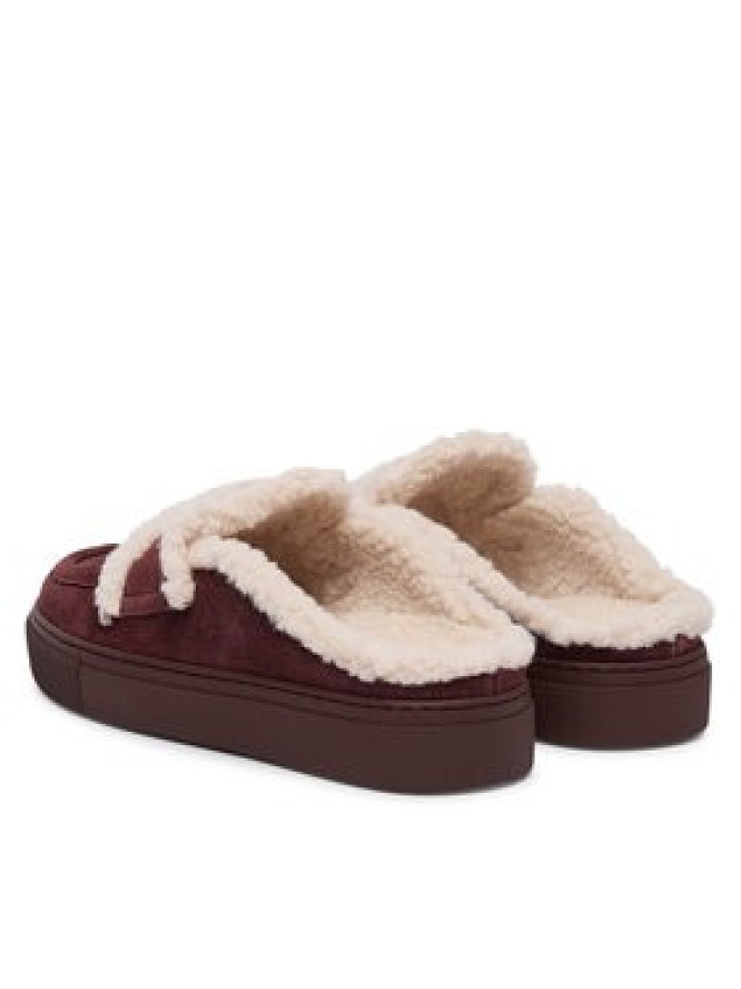 Inuikii Klapki Mule Wool 1004.017.0011 Brązowy ciemny