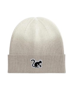 Czapka beanie – haftowane logo / gradient / rozmiar uniwersalny (biała)