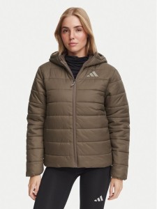 adidas Kurtka outdoor Terrex Multi Essentials Climawarm Insulated Hooded Jacket KX4232 Brązowy Regular Fit