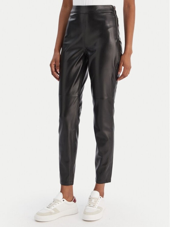 BOSS Legginsy C_Taskin 50551469 Czarny Slim Fit