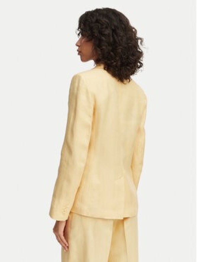 Weekend Max Mara Marynarka Nalut 2615041072 Żółty Regular Fit