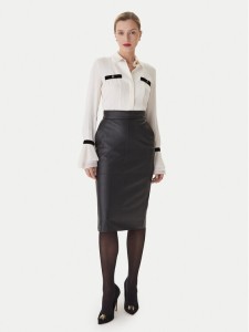 Elisabetta Franchi Koszula CA-131- 57E2-V390 Écru Regular Fit