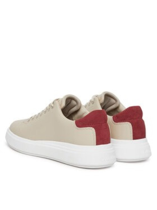 Calvin Klein Sneakersy Cupsole Lace Up - Suede Bt HW0HW02404 Beżowy