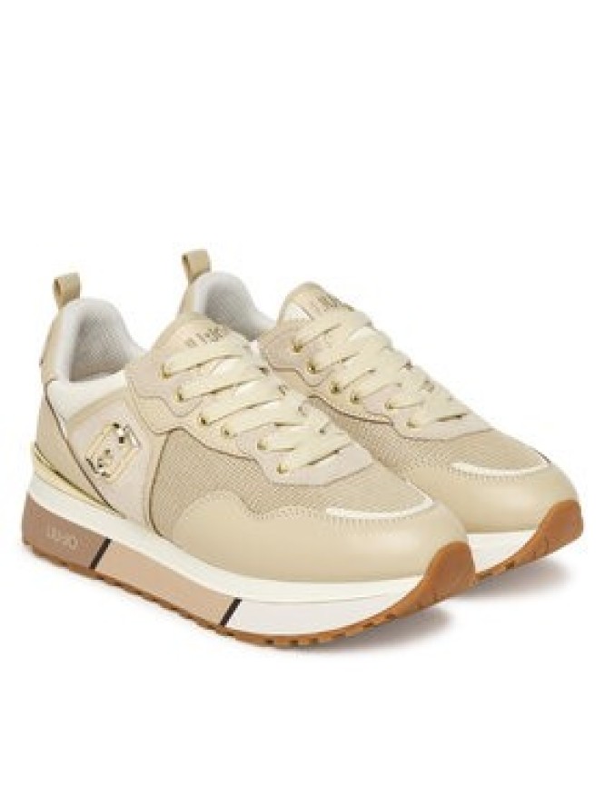 Liu Jo Sneakersy Maxi Wonder 01 BF5009 PX685 Beżowy