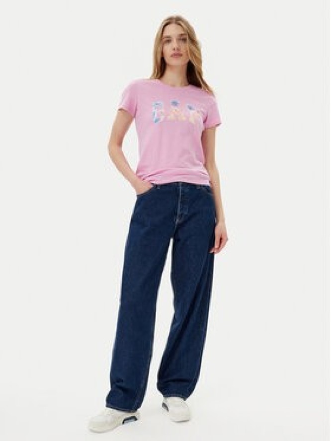 Gap T-Shirt 776775-06 Różowy Regular Fit