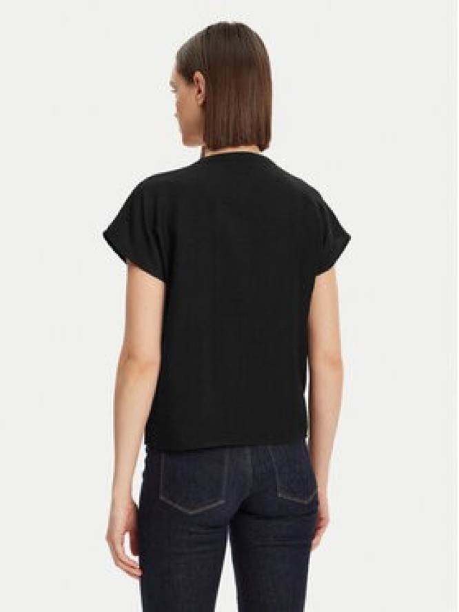 JDY Bluzka Pepper 15349346 Czarny Regular Fit