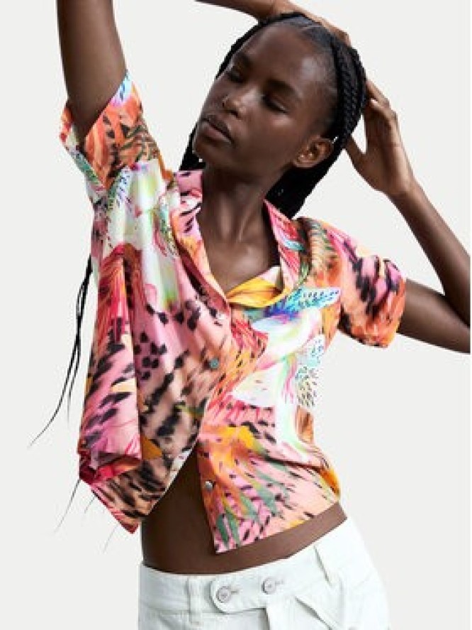 Desigual Koszula Nasau 26SWCW34 Kolorowy Regular Fit