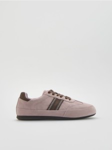 Zamszowe sneakersy - wielobarwny