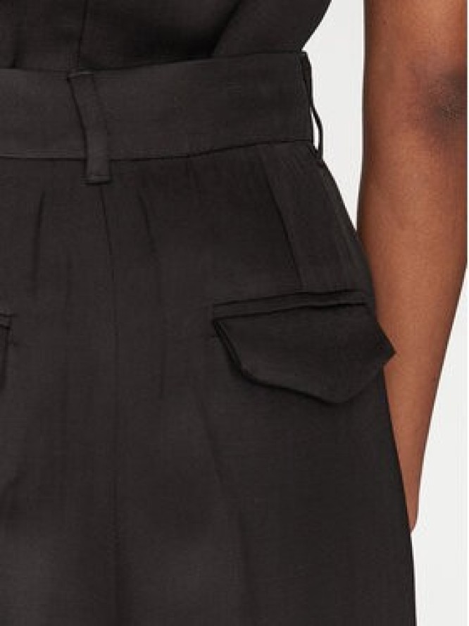 Marella Spodnie palazzo Pianosa 2515131041 Czarny Wide Leg