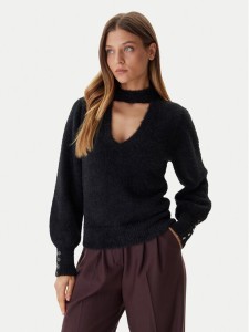 Guess Sweter W5BR92 Z3BJ0 Czarny Relaxed Fit