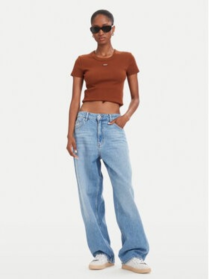 HUGO Jeansy Leni_S_B 50566130 Niebieski Loose Fit