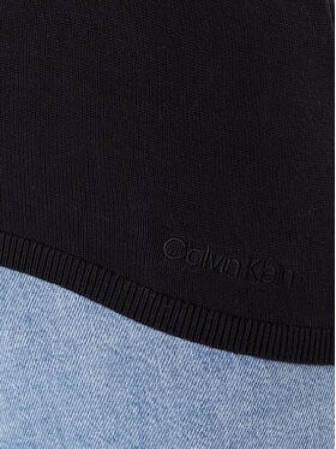 Calvin Klein Sweter LV044C341G Czarny Regular Fit