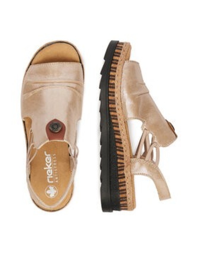 Rieker Sandały CEO-V7972-60 Złoty