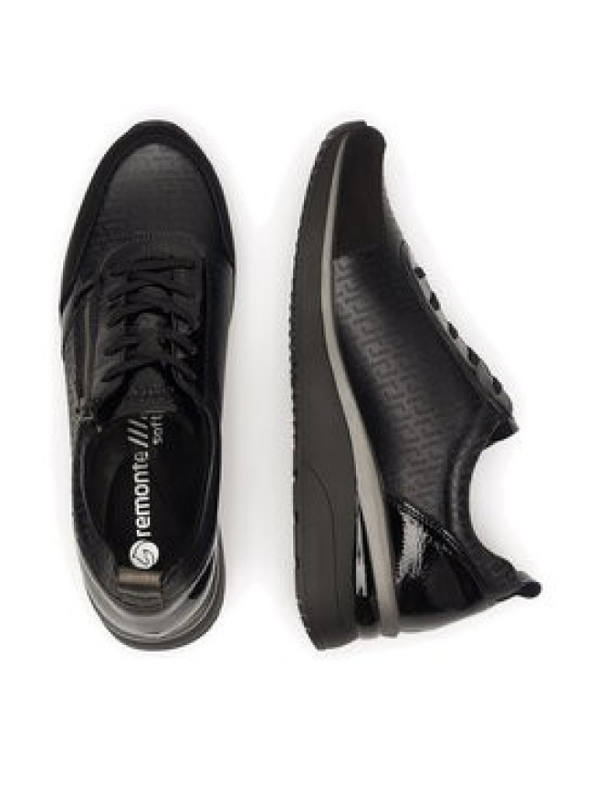 Remonte Półbuty D2401-06 Czarny