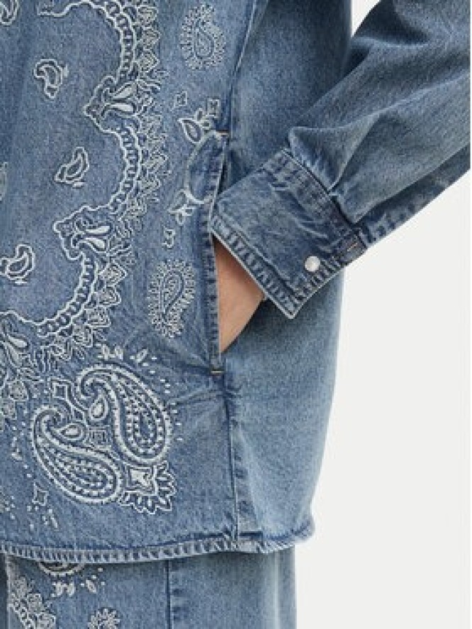 Liu Jo Koszula jeansowa UA6145 D0313 Niebieski Regular Fit