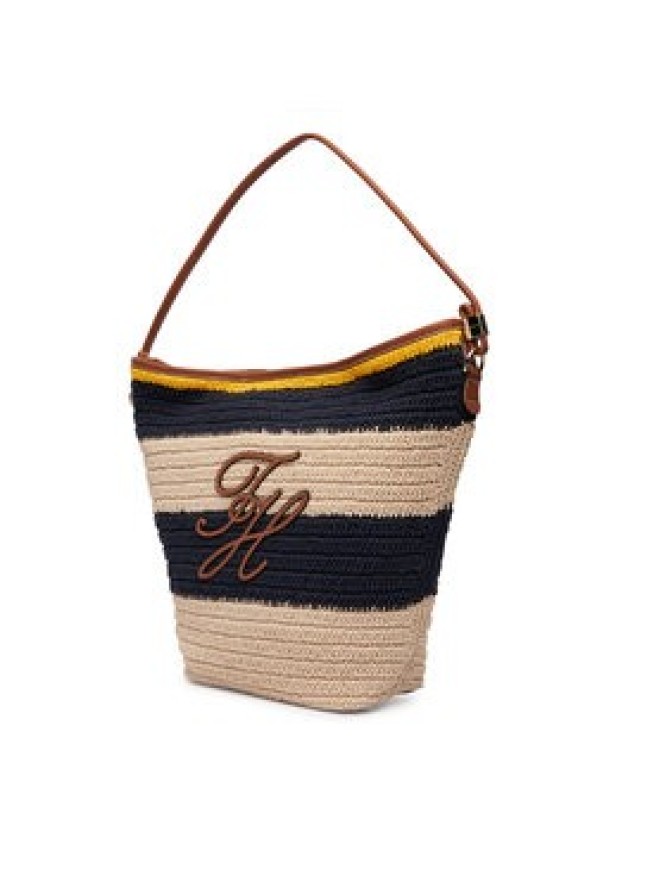 Tommy Hilfiger Torebka Th Nautical Bucket Crochet Str AW0AW18814 Kolorowy