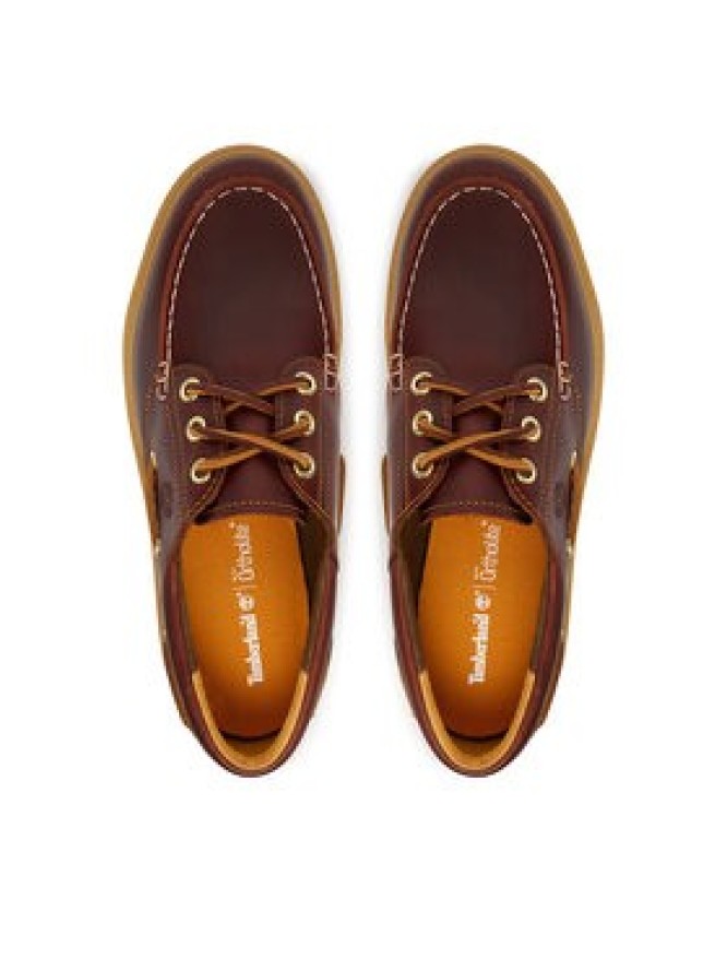 Timberland Loafersy Stone Street Boat TB0A2QDMD571 Brązowy