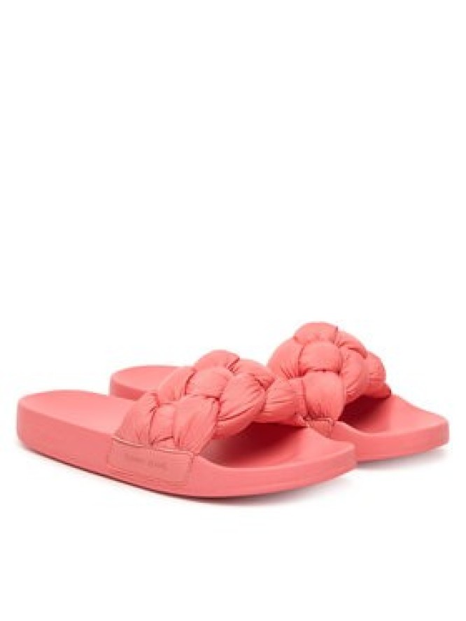 Tommy Jeans Klapki Tjw Braided Slides EN0EN02975 Różowy