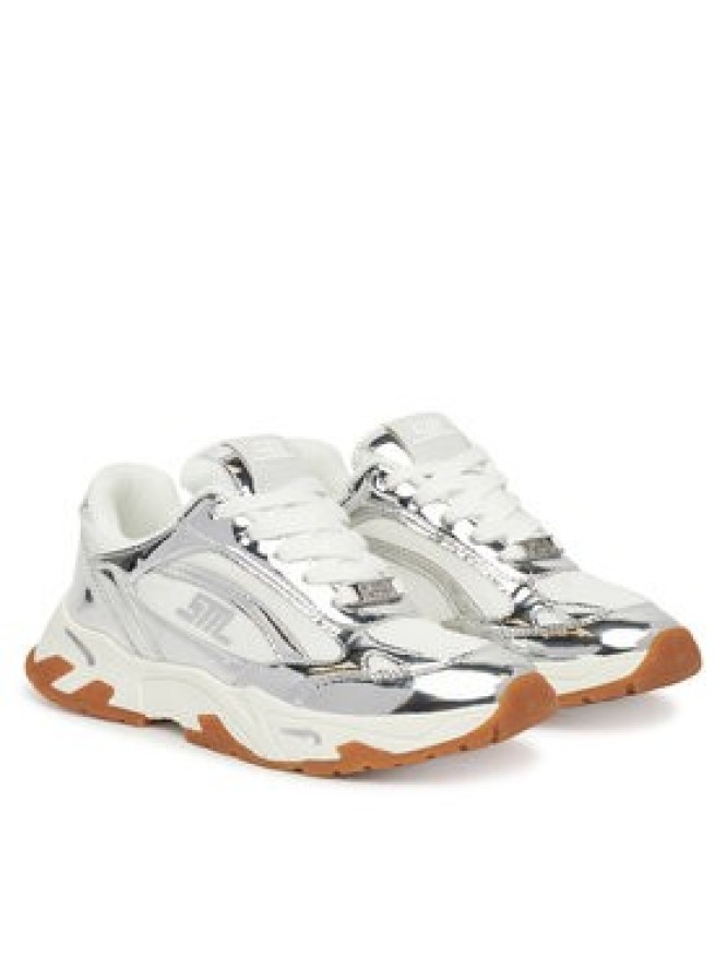 Steve Madden Sneakersy Sneak Peak-E SM19000129 Srebrny