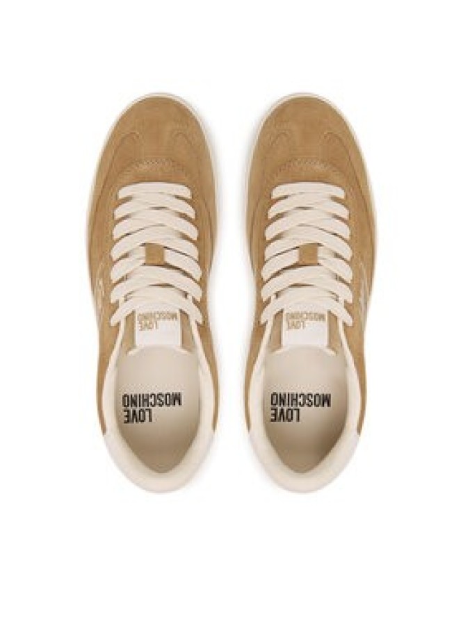 LOVE MOSCHINO Sneakersy JA15272G1PIG0105 Brązowy