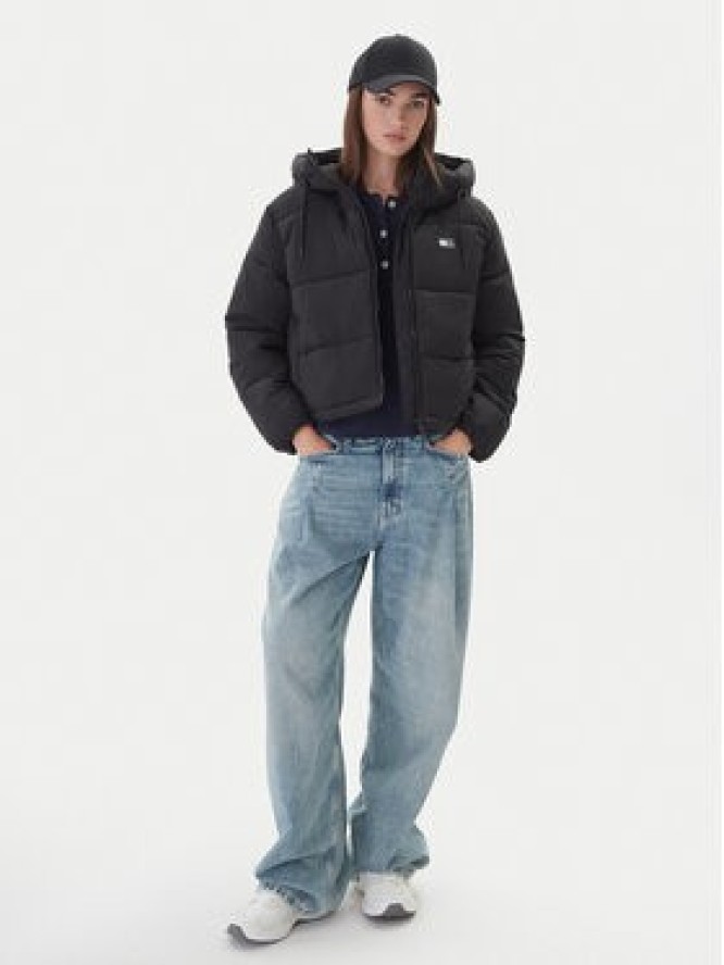 Tommy Jeans Kurtka zimowa DW0DW21625 Czarny Regular Fit