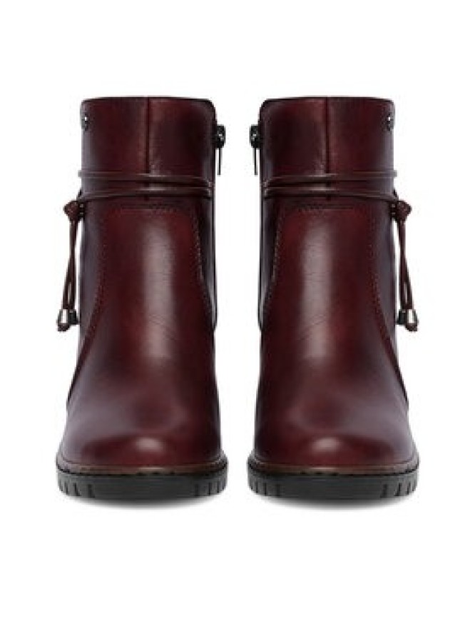 Rieker Botki CEO-Y2567-35 Bordowy