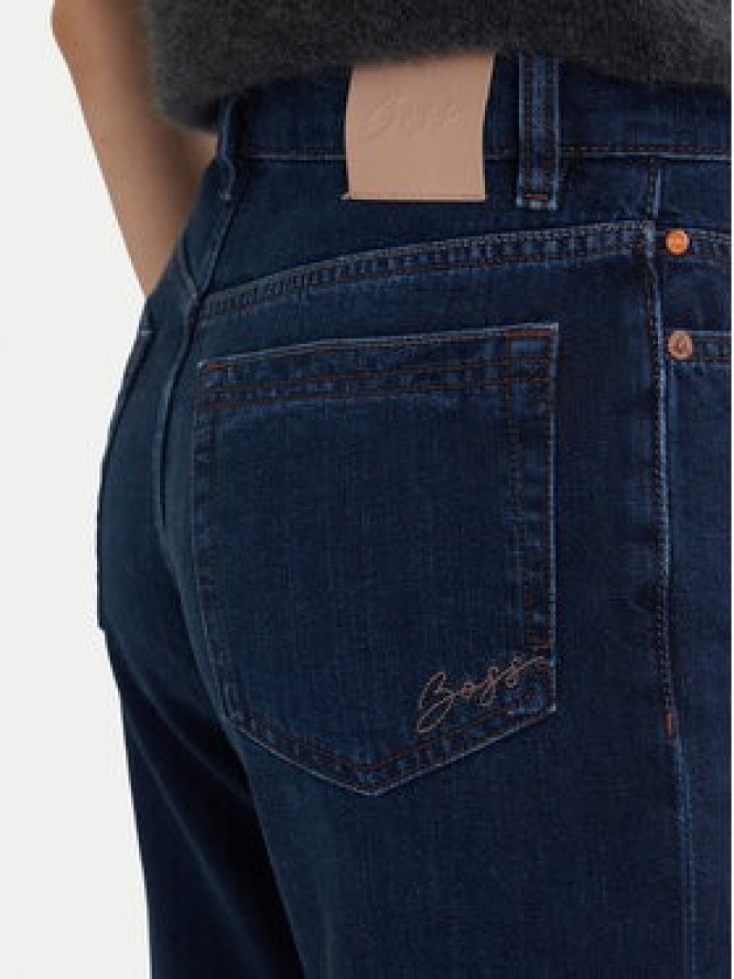BOSS Jeansy C_Ada 50553902 Granatowy Straight Fit
