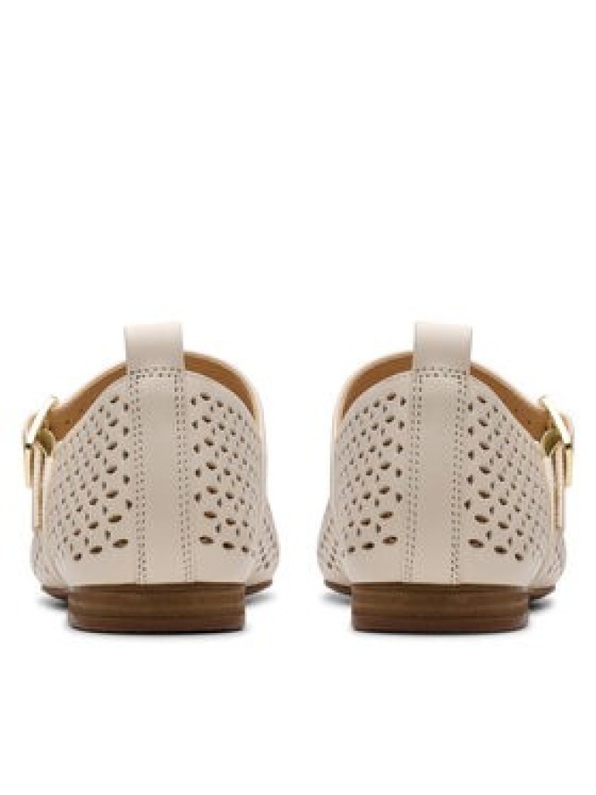 Clarks Półbuty Fawna Jane 26181230 Écru