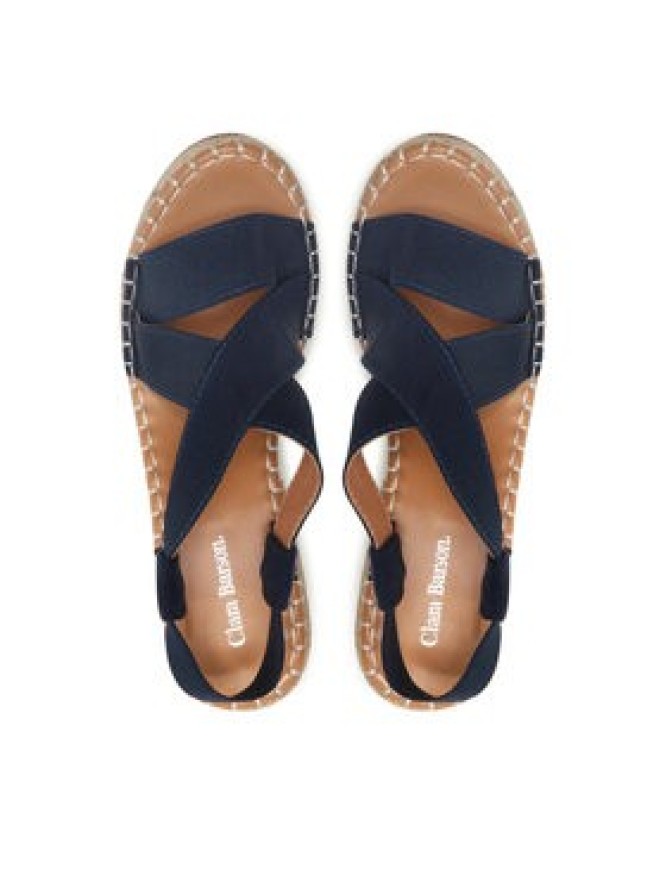 Clara Barson Espadryle WSS20460-02 Granatowy