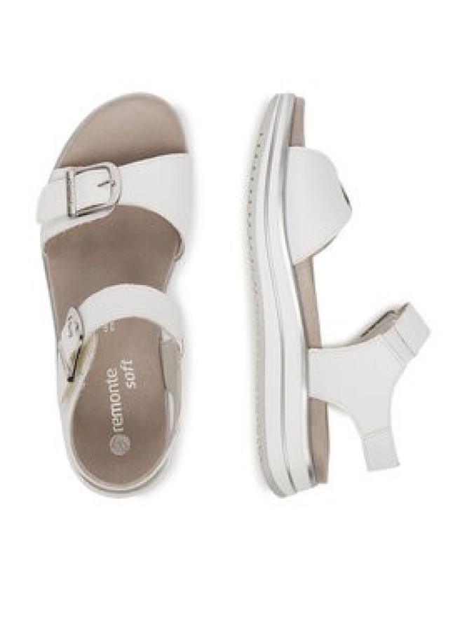 Remonte Sandały D1J51-81 Biały