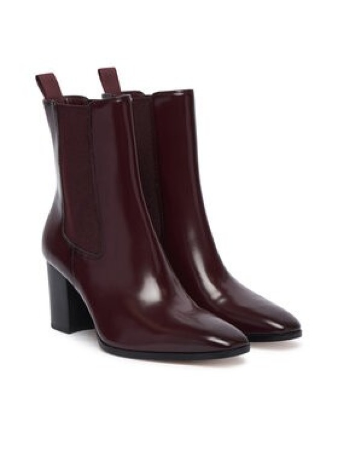 LAUREN RALPH LAUREN Botki Rlyn Bte Hl Bo Bte 802P12049003 Bordowy