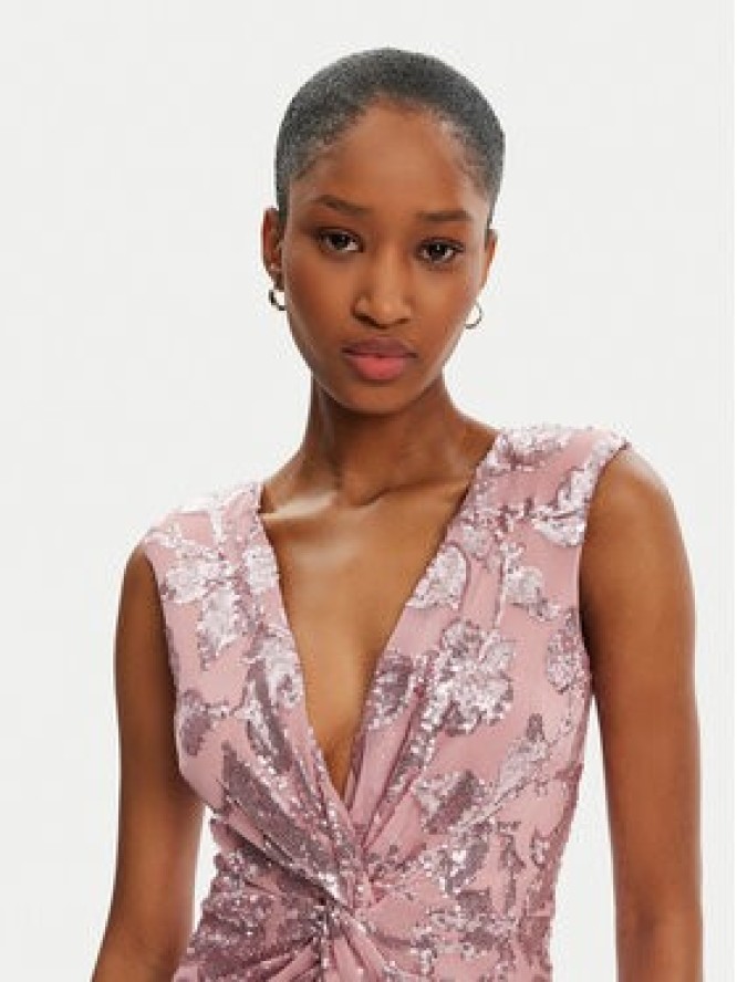 Rinascimento Sukienka wieczorowa CFC0123067003 Różowy Regular Fit