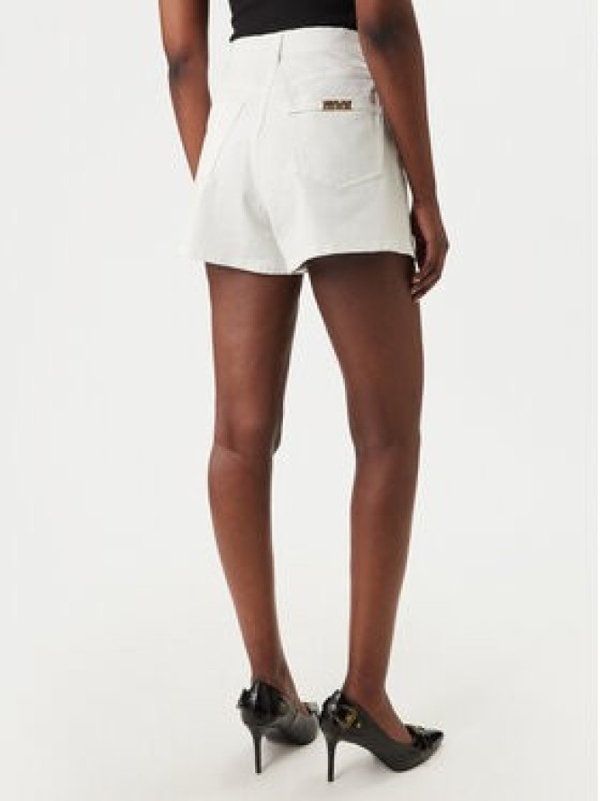 Versace Jeans Couture Szorty jeansowe 80HAD514 CEWCA Biały Regular Fit