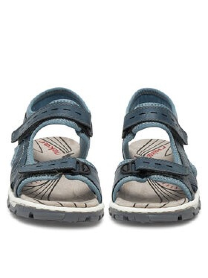 Rieker Sandały 68866-12 Niebieski