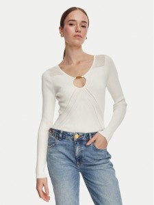 Marciano Guess Sweter G6YR08 Z1067 Kremowy Slim Fit