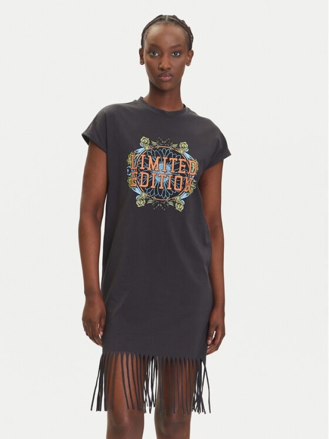 Noisy May Tunika Fever 27033853 Szary Relaxed Fit