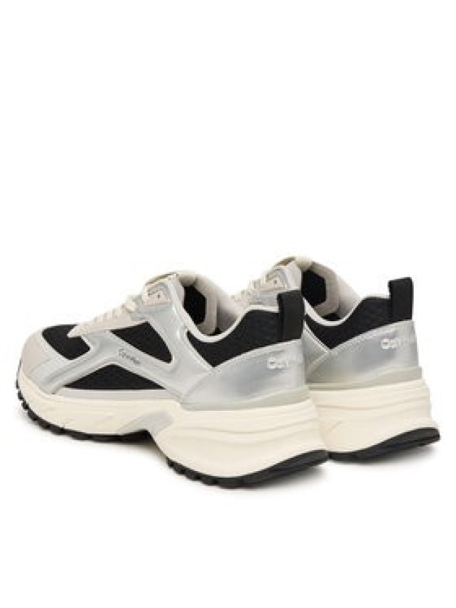 Calvin Klein Sneakersy Hike Run Ckstripe Mesh Met HW0HW03140 Czarny