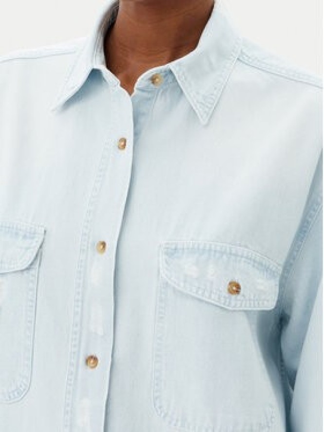 One Teaspoon Koszula jeansowa Everyday Chambray 24864 Błękitny Regular Fit