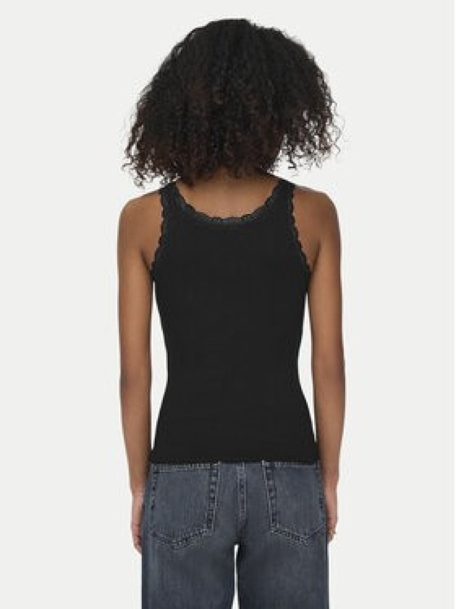 ONLY Top Sara 15345994 Czarny Slim Fit