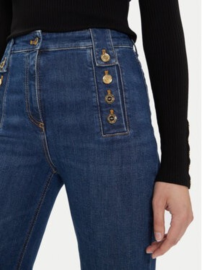Elisabetta Franchi Jeansy PJ-02D-56E2-V440 Niebieski Regular Fit