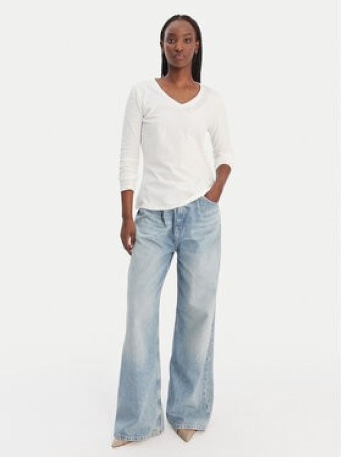 Liu Jo Sport Bluzka TA6053 JS003 Écru Regular Fit