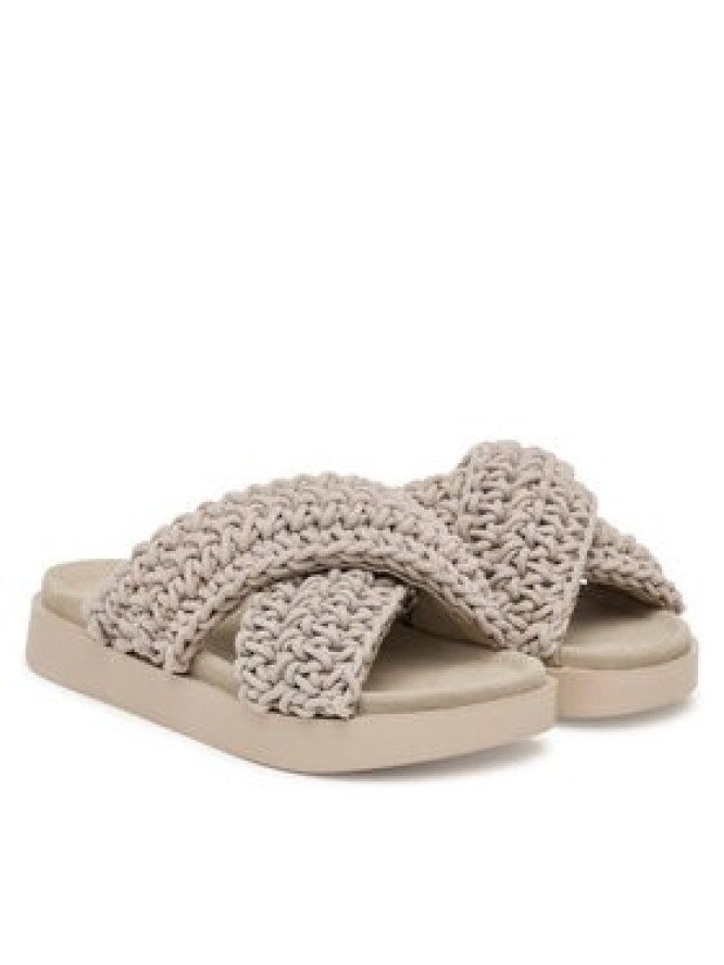 Inuikii Klapki Woven 1004.003.0062 Szary jasny