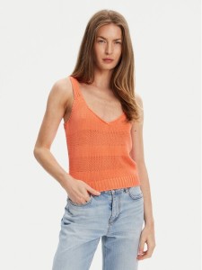 United Colors Of Benetton Top 1898DH018 Pomarańczowy Relaxed Fit