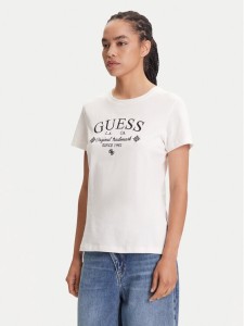 Guess T-Shirt V5YI03 I3Z14 Biały Regular Fit
